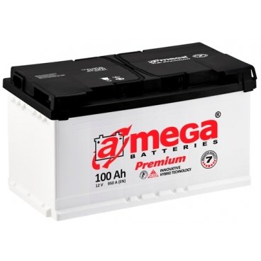 Аккумулятор A-Mega Premium Емкость 100 Ah