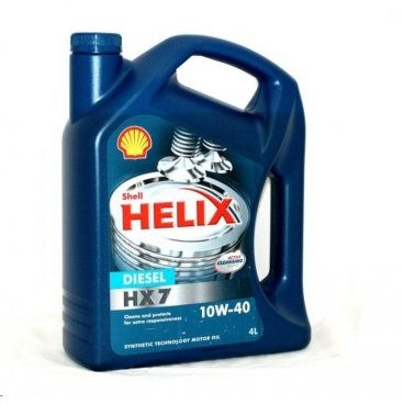 Масло моторное Shell Helix Diesel HX7 10W-40 4л.(API SN/CF, ACEA A3/B3/B4,MB 229.3, VW 502 00/505 00