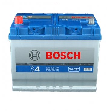 Аккумулятор Bosch J S4 Silver 70Ah EN 630 левый +
