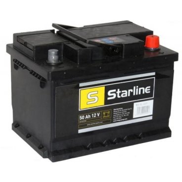 Аккумулятор для авто Starline energy 50Ah 400En левый плюс