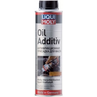 Антифрикционная присадка в моторное масло с дисульфидом молибдена Liqui Moly Oil Additiv 0,3L 