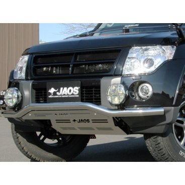 Защита поддона Jaos (201312_06) на Mitsubishi Pajero
